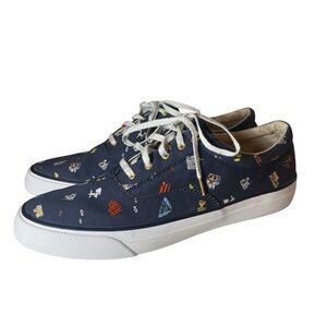 Keds X Rifle Paper Co Navy Wanderlust Sneakers Tennis Shoes Travel Women 9.5
